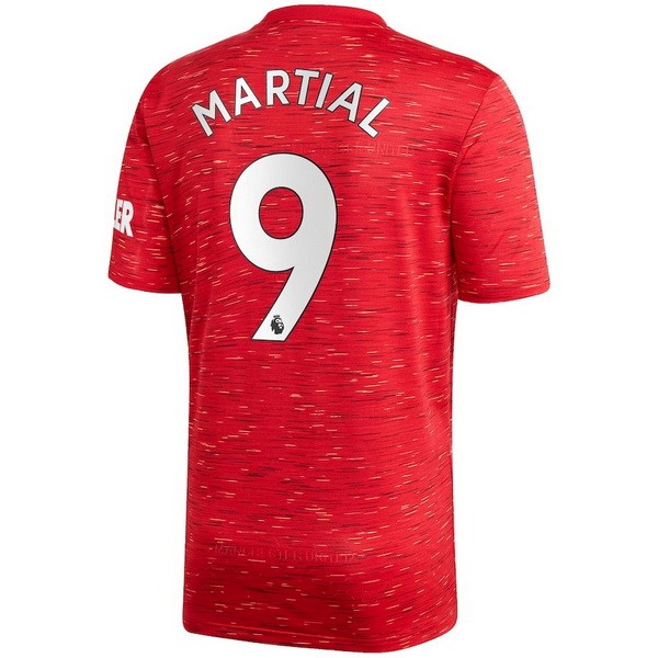 Trikot Manchester United NO.9 Martial Heim 2020-21 Rote Fussballtrikots Günstig